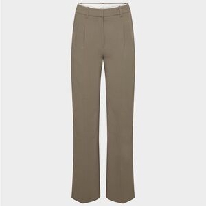 Aritzia The Effortless Pant™ - Crepette™ Taupe 0 Tall | Neutral Wardrobe Staple